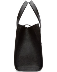 Versus Black Leather Small Tote