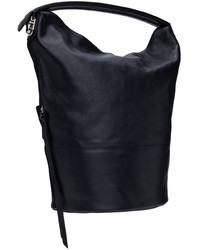Lemaire Black Leather Tote