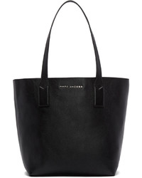 Marc Jacobs Black Leather Wingman Tote
