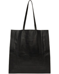 Y/Project Black Leather Wire Tote