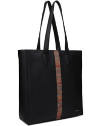 Paul Smith Black Signature Stripe Tote