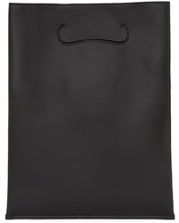 Maison Margiela Black Small Shopper Tote Bag