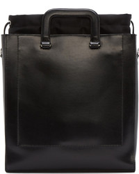 3.1 Phillip Lim Black Structured Leather Tote Bag