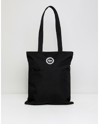 Hype Black Tote Shopper Bag