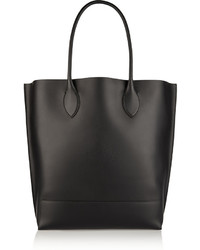 Mulberry Blossom Perforated Leather Tote Black