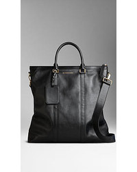 Burberry Large Leather Tote Bag