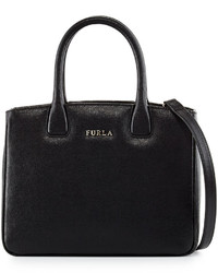 Furla Camilla Small Leather Tote Bag Black
