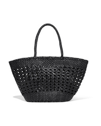 Dragon Diffusion Cannage Woven Leather Tote