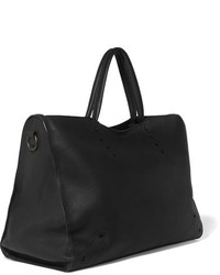 Balenciaga City Blackout Xl Perforated Leather Tote