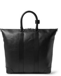 Saint Laurent Coated Canvas Leather Tote Bag