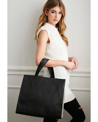 Forever 21 Colorblock Faux Leather Tote