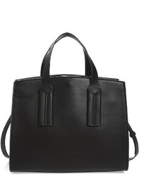 French Connection Coy Faux Leather Shopper Black