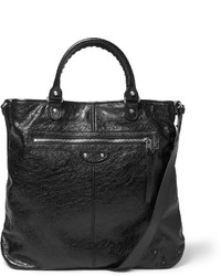 Balenciaga Creased Leather Tote Bag