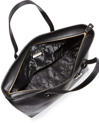 Furla Daisy Medium Leather Tote Bag Onyx