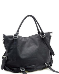 Dasein Belt Side Accented Tote Bag