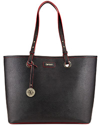 DKNY Saffiano Leather East West Shopper