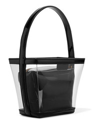 Staud Edie Pvc And Patent Leather Tote
