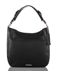 Brahmin Eva Pebbled Leather Hobo Bag