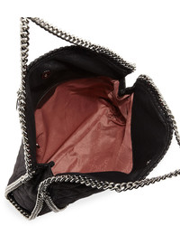 Stella McCartney Falabella Three Chain Fold Over Tote Bag Black