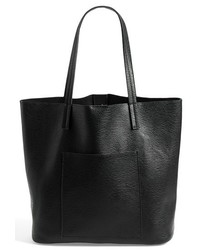 Street Level Faux Leather Pocket Tote