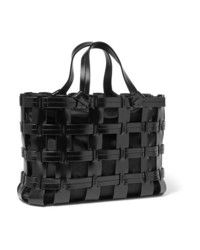 Trademark Frances Caged Leather And Canvas Tote