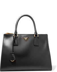 Prada Galleria Soft Medium Leather Tote Black