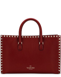 Valentino Garavani Rockstud Medium Leather Tote Bag
