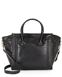Gigi Croc Embossed Faux Leather Tote