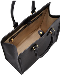 Alexander McQueen Heroine Leather Tote Bag Black