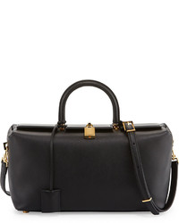 Tom Ford India Small Leather Tote Bag Black