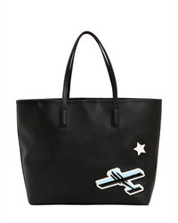 Karl Lagerfeld Jet Fly With Karl Faux Leather Tote Bag