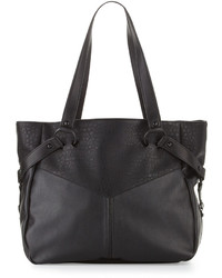 French Connection Kate Faux Leather Tote Bag Black