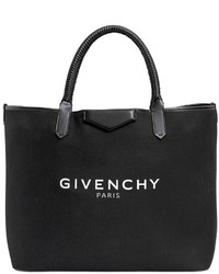 Givenchy Large Antigona Cotton Leather Tote Bag