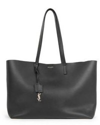 Saint Laurent Large Leather Shopping Tote