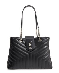 Saint Laurent Large Loulou Matelasse Leather Shopper