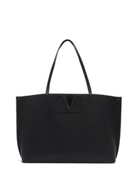 Valentino Garavani Large V Logo Leather Tote