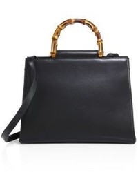 Gucci Leather Bamboo Top Handle Tote