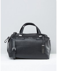 Calvin Klein Leather Duffle Tote Bag