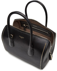 Nina Ricci Leather Tote With Zipper Detail