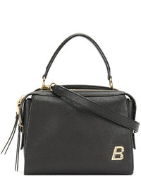 Bally Letter Plaque Structured Tote