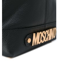 Moschino Logo Plaque Tote Bag