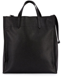 Givenchy Logo Print Leather Tote Bag Black