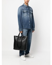 Calvin Klein Jeans Logo Strap Tote Bag