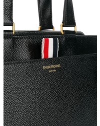 Thom Browne Lucido Leather Accordion Tote Bag