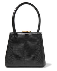Little Liffner Mademoiselle Small Lizard Effect Leather Tote