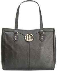 Tommy Hilfiger Maggie Pebble Leather East West Medium Tote