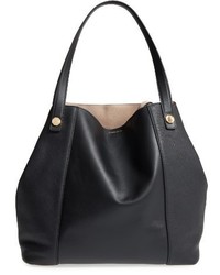 Louise et Cie Maree Leather Tote Black