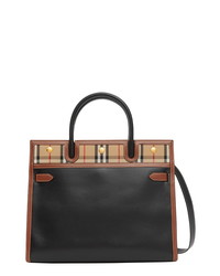 Burberry Medium Title Leather Bag
