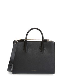 STRATHBERRY Midi Calfskin Leather Tote