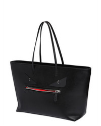 Fendi Monster Bugs Leather Tote Bag